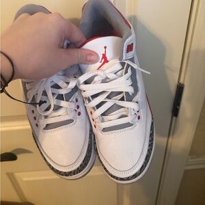 Jordan White and Red 4’s